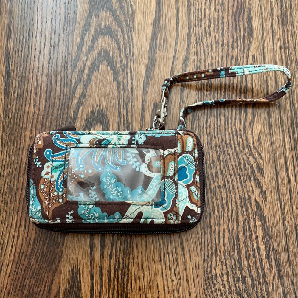 Vera Bradley Java Blue Phone & ID Wallet